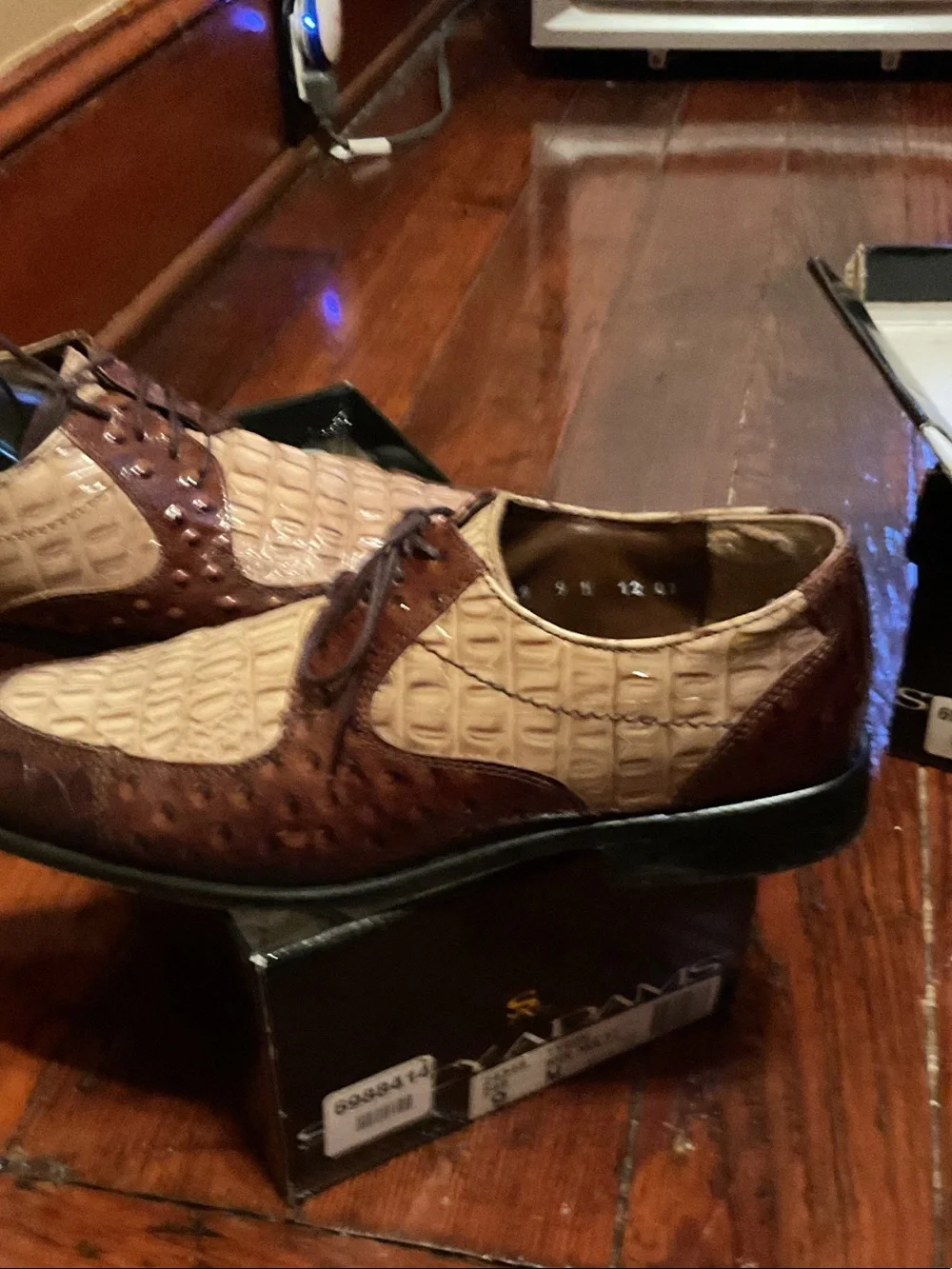 Stacy Adams two tone